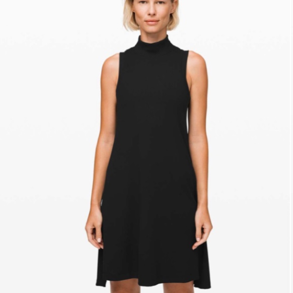 Lululemon Gone for The Week Black Dress